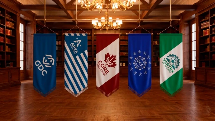 estandartes largos para colegios
