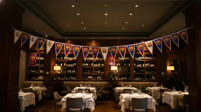 Banderines de equipos de fulton para restaurantes